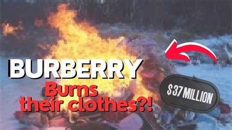 burberry burning clothes twitter